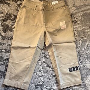 St. John's Bay Women's Tan Cropped Pants